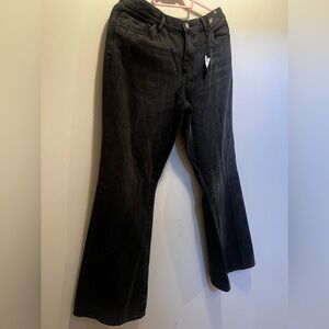 Express 70s Mid Rise Flare Jeans Tall Long